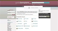 Desktop Screenshot of guidebonsplans.com