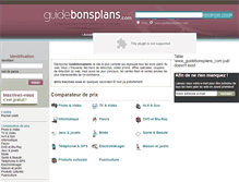 Tablet Screenshot of guidebonsplans.com